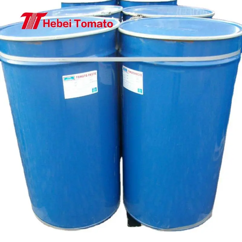 Domates püresi 220L aseptik çanta üretilebilir vakum altında durum davul domates püresi