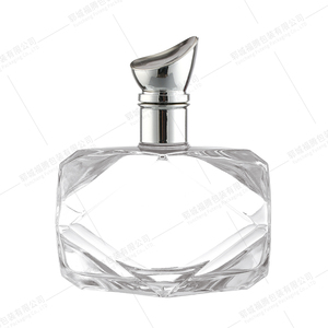 Bottiglie di Vetro Vuote per Liquori con Tappo in Legno Trasparente Personalizzate all'Ingrosso 500ml 700ml 750ml XO Brandy Tappo in Sughero Novità - Product Image 1