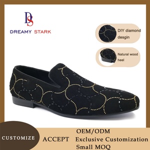 Nouvelle Collection Hiver : Mocassins Homme en Cuir Véritable et Daim, Faits Main, Design Diamant DIY, Logo Personnalisé, Marque Originale - Product Image 2
