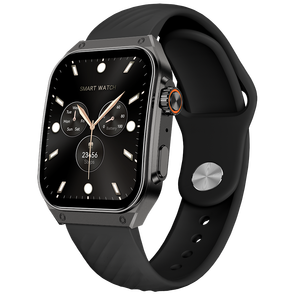 Top Chất lượng cao cong AM15 1.96inch Đồng hồ thông minh thể thao vuông Relojes Đồng hồ thông minh với Bluetooth chức năng gọi điện thoại - Product Image 1