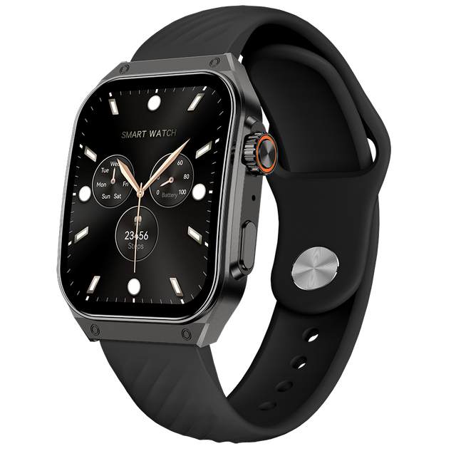 Top High Quality Curved AM15 1.96inch Watch Smart Sport square Relojes Smart Watch With bluetooth Calling Function