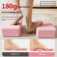 Blocs de yoga en mousse EVA pliables et recyclables avec logo personnalisé, accessoires de fitness, vente en gros