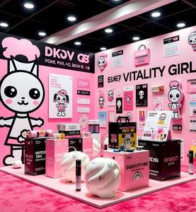 Diseño de Tienda Pop-Up Personalizada para Marcas de Juguetes y Belleza |   Solución de Visual Merchandising Modular y Equipamiento de Quioscos Minoristas Kawaii - Product Image 2