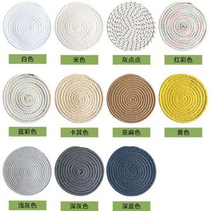 Home Kitchen Cotton Rope Placemats, Table <b>Cup</b> <b>Mats</b>, Insulated <b>Mats</b> - Product Image 4
