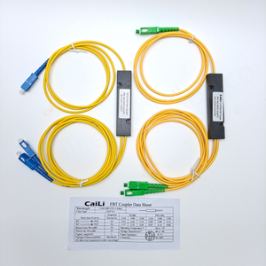 1X2 FBT 50/50 Box Coupleur séparateur fibre optique 2.0/3.0mm avec connecteur SC/UPC-APC pour FTTH - Product Image 3