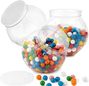 Frascos de Plástico ABS con Forma de Boston para Gomitas de Frutas, 500 ml de Capacidad, Contenedor Portátil para Dulces - Product Image 2