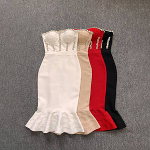 Vestito attillato con diamanti Sexy alla moda Vestidos De Fiesta Night Club vestito da sera da donna abiti da ballo per occasioni speciali - Product Image 1