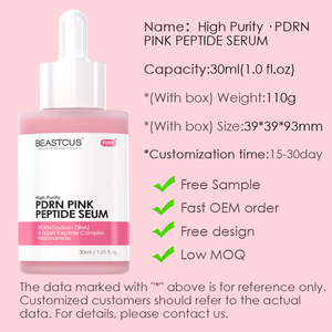 [Nueva Llegada] Suero de Péptidos Rosados PDRN de ADN de Salmón al por Mayor, Cuidado de la Piel Vegano Coreano, Hidratante, Reafirmante y Antienvejecimiento - Product Image 6