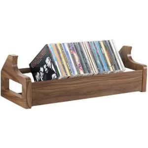 Wooden Desktop <b>Cd</b> <b>Rack</b> Minimalist Design <b>Storage</b> For Home Office Use - Product Image 2