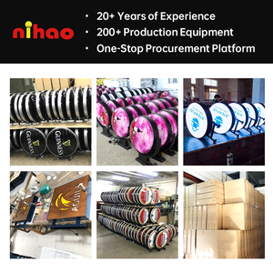 NIHAO Custom Round Waterproof LED Light Box <strong>Sign</strong> for Mall &amp; Companies Advertising Acrylic+Aluminum Outdoor Logo Display - Product Image 4