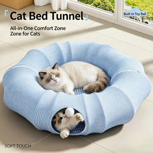 Nido de Gato de Verano, Túnel Plegable para Gatos de Cuatro Estaciones, Juguete Túnel para Gatos, Nido de Dragón para Gatitos, Venta al por Mayor Transfronteriza - Product Image 5