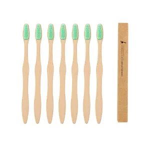 2022 trending products organic ecological brands logo private label bamboo soft toothbrush