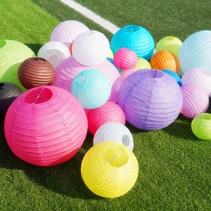 Nicro Tùy Chỉnh Kích Thước Đầy Màu Sắc Giấy Đèn Lồng Trang Trí Ngoài Trời Đám Cưới Đảng Nền Trang Trí Treo Giấy Chụp Đèn - Product Image 2