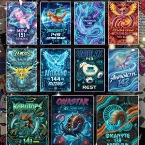 DM Pokemoned Cristal <span class=keywords><strong>Diamant</strong></span> Givré Film Artboard Anime Collection Décoratif Shikishi Conseil Cadeau pour Les Fans - Product Image 6