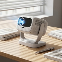 Projecteur portable HT3 Pro 4K avec stabilisation par cardan, 120 lumens ANSI, projection à 10 m, mise au point automatique intelligente, Android 13, support réglable