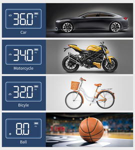 Mini bomba de aire automática inalámbrica Nexest, inflador de neumáticos Digital portátil para coche, batería integrada, caja de Material ABS embalada - Product Image 2