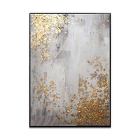 Toile abstraite peinte à la main sur mesure, peinture murale unique pour la décoration d'hôtels et de salons