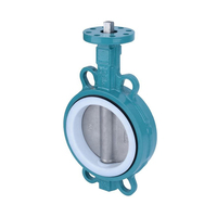 Vanne de régulation papillon motorisée en fonte Baichuan DN50-DN200 à bride wafer pour eau, huile et gaz
