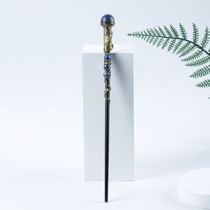 Thiết kế mới độc đáo Khắc thạch anh tím pha lê Wand cho trang trí nội thất handmade khắc quà tặng cho bạn bè Magic Wand 7 Chakra thủ công mỹ nghệ - Product Image 4