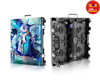Affichage LED extérieur de haute qualité en aluminium moulé sous pression 500*500mm, affichage publicitaire pour les grands bâtiments, affichage publicitaire mural extérieur