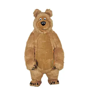 Lustiges 2/2,6/3m aufblasbares Mascha-Bären-Maskottchen-Kostüm für aufblasbare Bären werbung/Party für Erwachsene