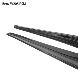 สเกิร์ตข้างคาร์บอนไฟเบอร์ทรง PSM สำหรับรถยนต์ C-Class W205 4 ประตู ปี 2015-2021 - Product Image 6