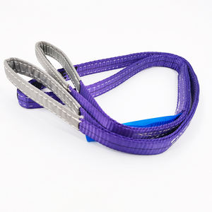 25mmポリエステルフラット織りウェビングスリングベルト1トンリギングストラップアイ & アイクレーン用 - Product Image 3