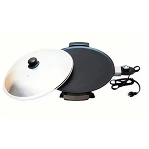 Household Multifunctional Mogogo Injera Non-stick 1700W Thermostat Egg Fry Grill Cooking Cake Pancake Pizza Baking <b>Pan</b> - Product Image 1