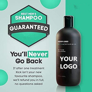 Shampoo pour cheveux plus épais en gros OEM, shampooing à l'huile d'arbre à thé, anti-sécheresse, anti-démangeaisons du cuir chevelu - Product Image 2