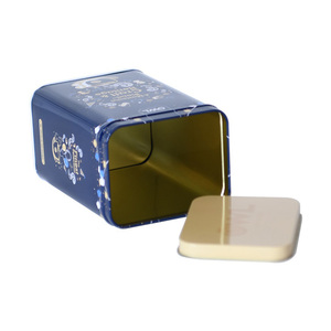 Nhà Sản Xuất Tùy Chỉnh Kín Hình Chữ Nhật Vuông Rỗng Tin Trường Hợp Cho Cà Phê Kim Loại Bao Bì Trà Hộp Thiếc Với Nắp - Product Image 3