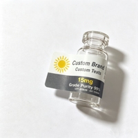 10ml Araştırma Peptidi Şişesi Özel Kalıp Manyetik Sert Kutu Laboratuvar Kullanımı Sabit Konumlu Sert Ambalaj Özel Logo