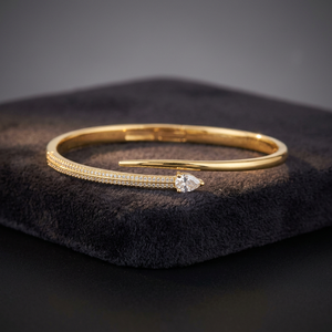 Bracelets en alliage de zinc Zircon Kada 178713 à la mode pour femmes - Cadeau pour toutes occasions - Product Image 3