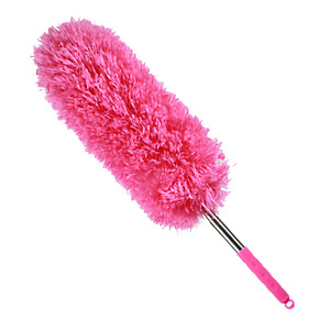 Plumero de Microfibra con Mango de Acero Inoxidable y Gancho de Plástico Extensible <span class=keywords><strong>para</strong></span> Limpieza del Hogar - Product Image 2