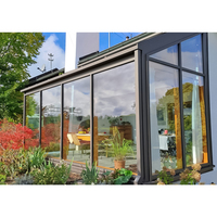 Taille personnalisée pour l'extérieur Serre-solarium 4 saisons Gazebo en aluminium Pergola véranda en verre
