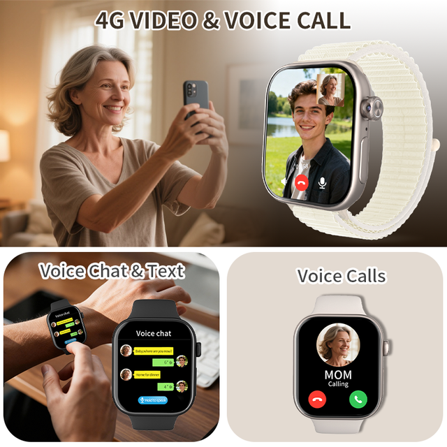 Wholesale Kids Smartwatch Android 8.1 4G GPS SIM IP67 Waterproof Square HD Camera Long Battery SOS Video Call