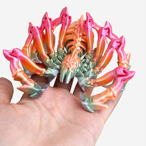 Giocattolo Antistress a Forma di Ragno Stampato in 3D, Decorazione per Casa e Ufficio, Creature Arachnidee Articolate Stampate in 3D, Oggetti Economici - Product Image 2