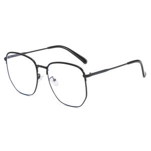 Lunettes anti-lumière bleue Qianai à monture carrée pour femmes, montures de lunettes en métal à monture complète, verres en acrylique, protection anti-UV - Product Image 5