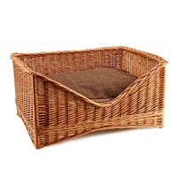 Lits pour animaux de compagnie de luxe toutes saisons à rayures, écologiques, respirants, orthopédiques, en fibres rafraîchissantes, type grotte, accessoires pour chats, carton