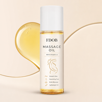 Huile hydratante corporelle naturelle et biologique FDOB OEM pour la réparation des soins de la peau, anti-rides, éclaircissante, anti-vergetures, raffermissante, élimination des cicatrices