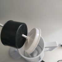 Cafetière électrique portable 1L, percolateur à café avec boîtier en plastique, prise US, 600W, blanche, pour usage domestique