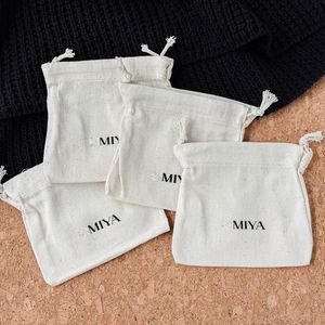 Wholesale Promotional Calico Organic Small Custom Printed Gift Canvas Muslin <b>Pouch</b> Cotton <b>Drawstring</b> Bag <b>Pouch</b> - Product Image 5