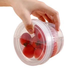 Boîte de conservation des condiments 350 ml, pour oignon vert haché et ail, avec drainage, pour réfrigérateur et camping - Product Image 1