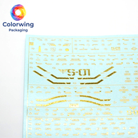 Papel Metálico para Transferencia de Agua Personalizado con Bajo MOQ para Figuras de Modelismo Mecha y Velas Aromáticas