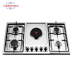 Fabricante Estufa de <span class=keywords><strong>gas</strong></span> Cocina de inducción eléctrica de acero inoxidable de 5 quemadores <span class=keywords><strong>y</strong></span> estufa de <span class=keywords><strong>gas</strong></span> - Product Image 3