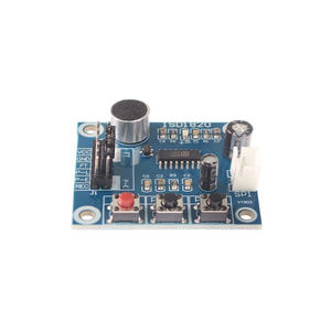 Module d'enregistrement vocal ISD1820, module vocal, carte de module téléphonique avec microphones + haut-parleur 0,5W 8R - Product Image 2