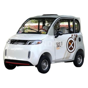 รถยนต์ไฟฟ้าขนาดเล็กแบบมีห้องโดยสาร 4 ล้อ ความเร็วต่ำ 2 ประตู 4 ที่นั่ง แบตเตอรี่เสริมสำหรับการเดินทางในเมืองระยะสั้น - Product Image 4