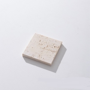 Bellissimo vassoio di espositore per gioielli in marmo di resina di pietra minimalista - Product Image 5