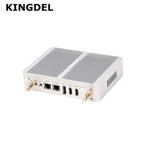 KINGDEL Fansız Mini Bilgisayar Dört Çekirdekli 12. Nesil N100 8GB DDR4 RAM + 128GB NVMe SSD 4K Üçlü Ekran DP+2xHD 2xLAN - Product Image 1