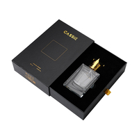 Boîtes à parfum de luxe faites à la main avec insert en EVA, finition dorée et mate, carton recyclé, emballage de marque privée