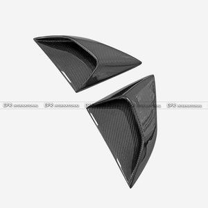 Lightweight Prepreg Dry Carbon OE Rear Triangle Vent <b>Window</b> <b>Cover</b> Fit 2019-Up Supra A90 Bolt‑On Sport Exterior Mod - Product Image 5